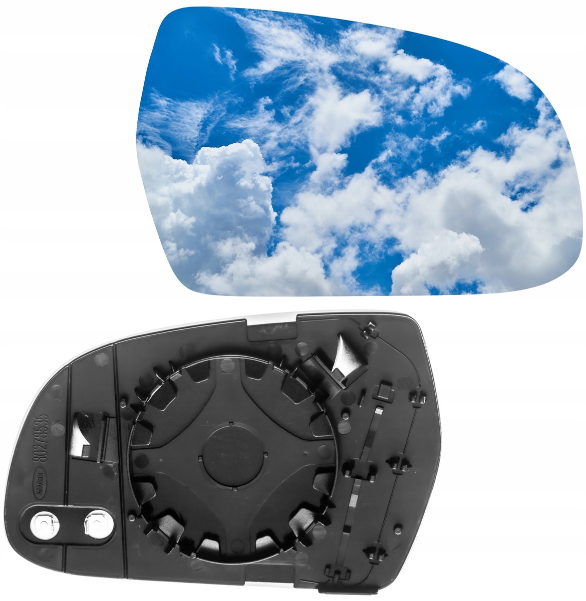 WKŁAD LUSTERKA PRAWY AUDI A4 S4 B8 A5 S5 B8 (komplet)