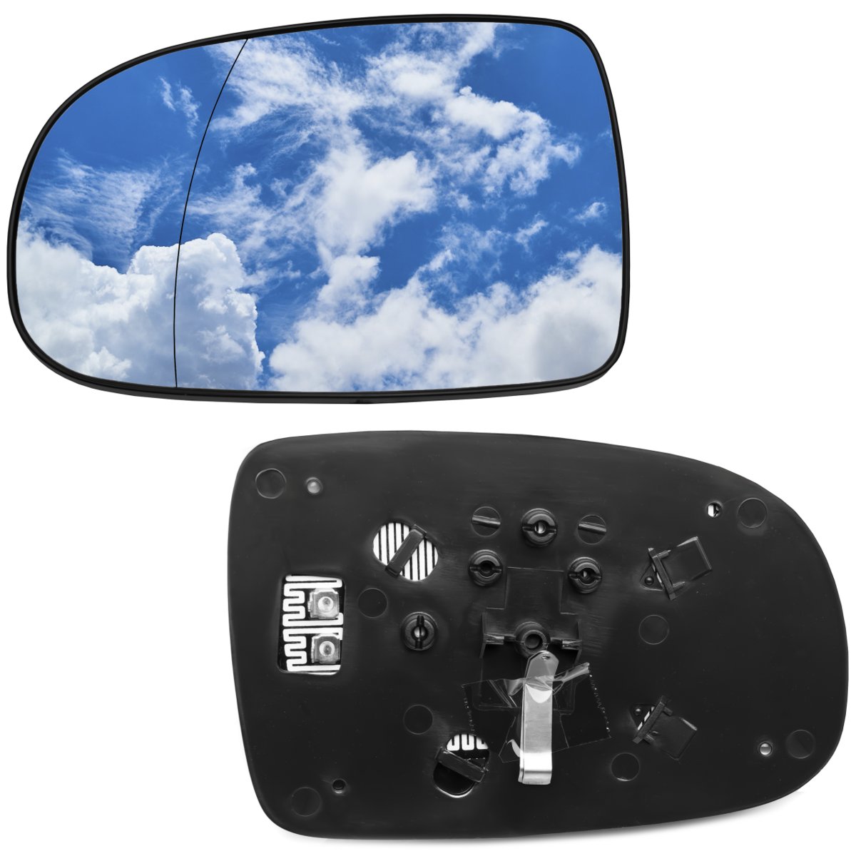 NOWY WKŁAD LUSTERKA LEWY OPEL CORSA C 00-06 GRZANY