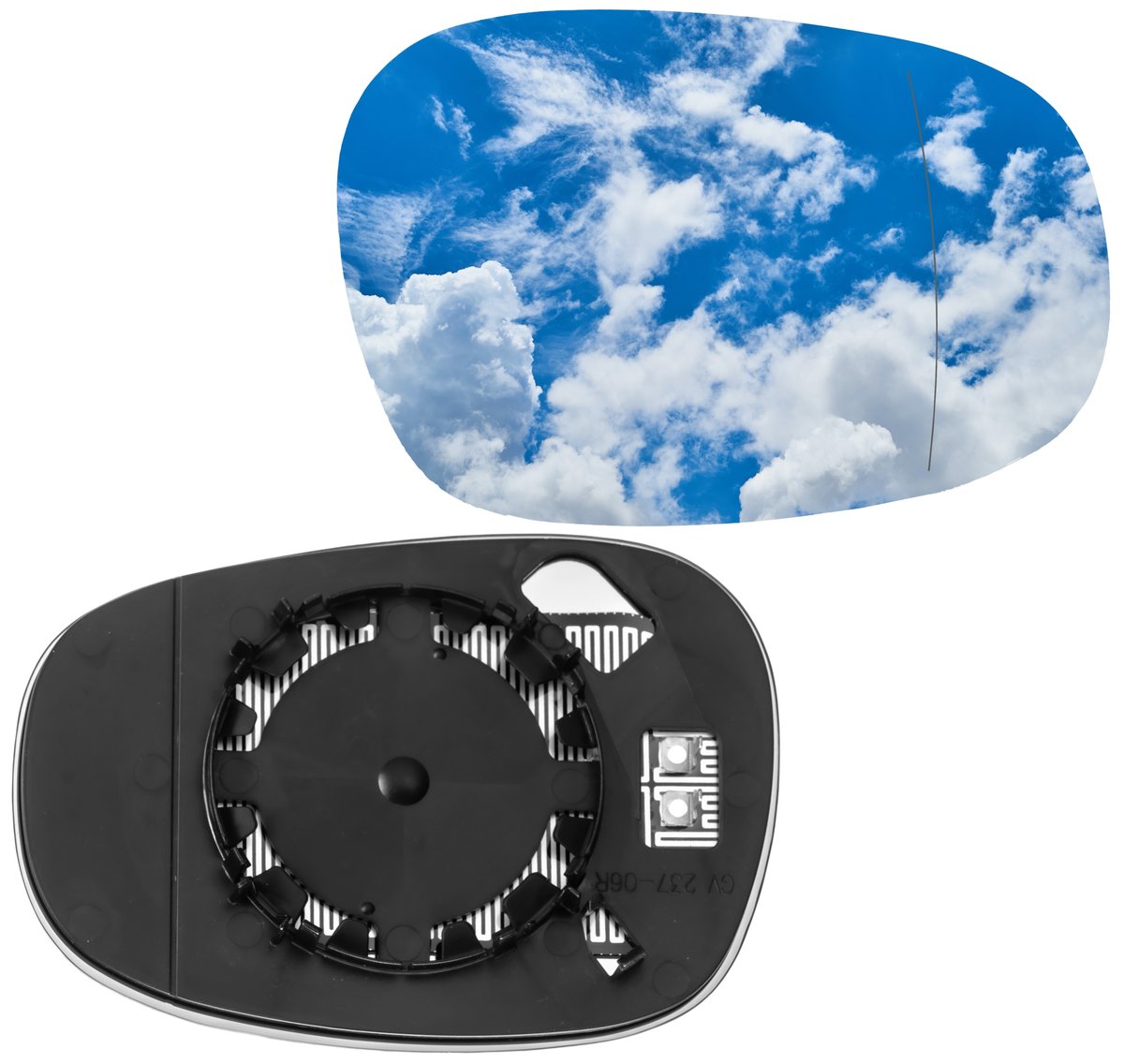 WKŁAD LUSTERKA PRAWY BMW 1 E81 82 87 88 2009--