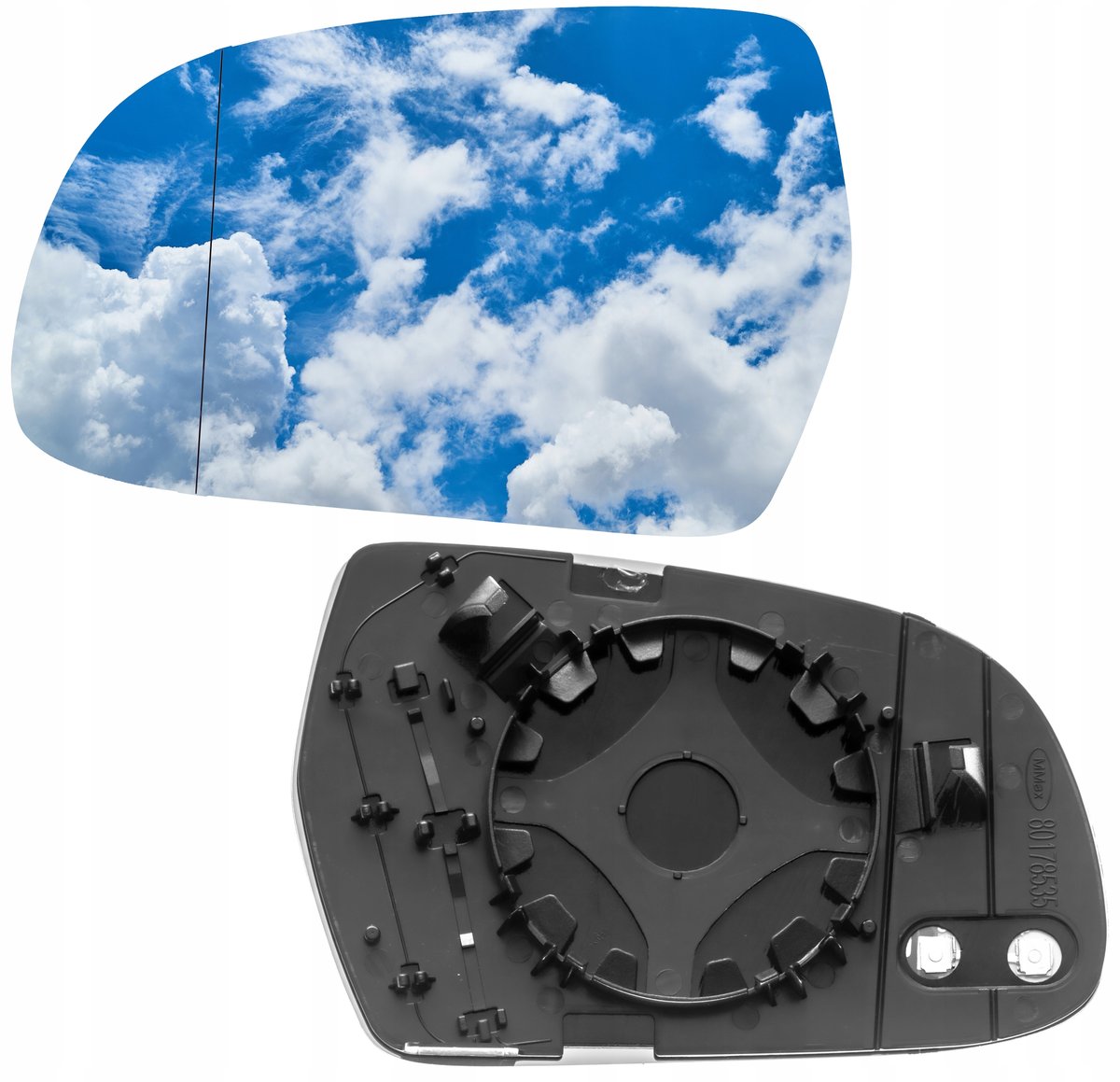 SZKŁO WKŁAD LUSTERKA LEWE AUDI A3 8P A4 B8 A5 A8