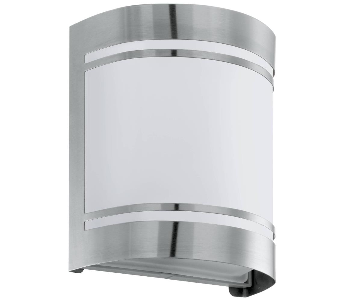 Eglo 79283 - Kinkiet zewnętrzny CERNO 1xE27/40W/230V chrom IP44