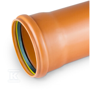 Rura kanalizacyjna zewnętrzna PVC 160X4.7X3000 SN8 KL.S LITA, z uszczelką K-U21 typu LOCK