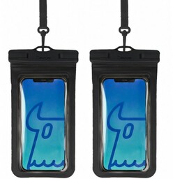 Bizon Etui wodoszczelne Case Hydrowrap, 2 sztuki, czarne