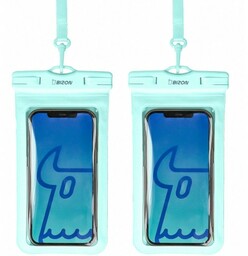 Bizon Etui wodoszczelne Case Hydrowrap, 2 sztuki, miętowe