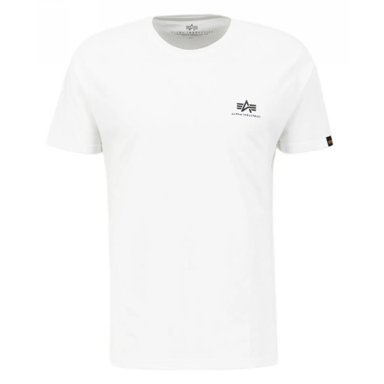 Koszulka Alpha Industries Small Logo Basic 188505 09 - Biała RATY 0% | PayPo | GRATIS WYSYŁKA | ZWROT DO 100 DNI