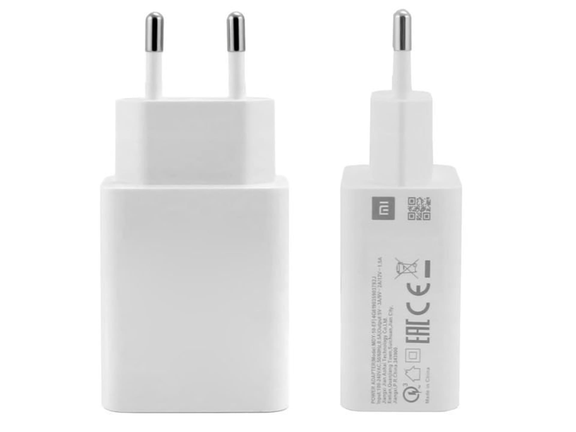 Ładowarka sieciowa Xiaomi Adapter MDY-10-EF QC 3.0 3A kabel USB-C Biała