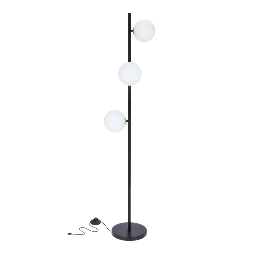 Nowoczesna czarna lampa podłogowa 14X K481 D0-D23