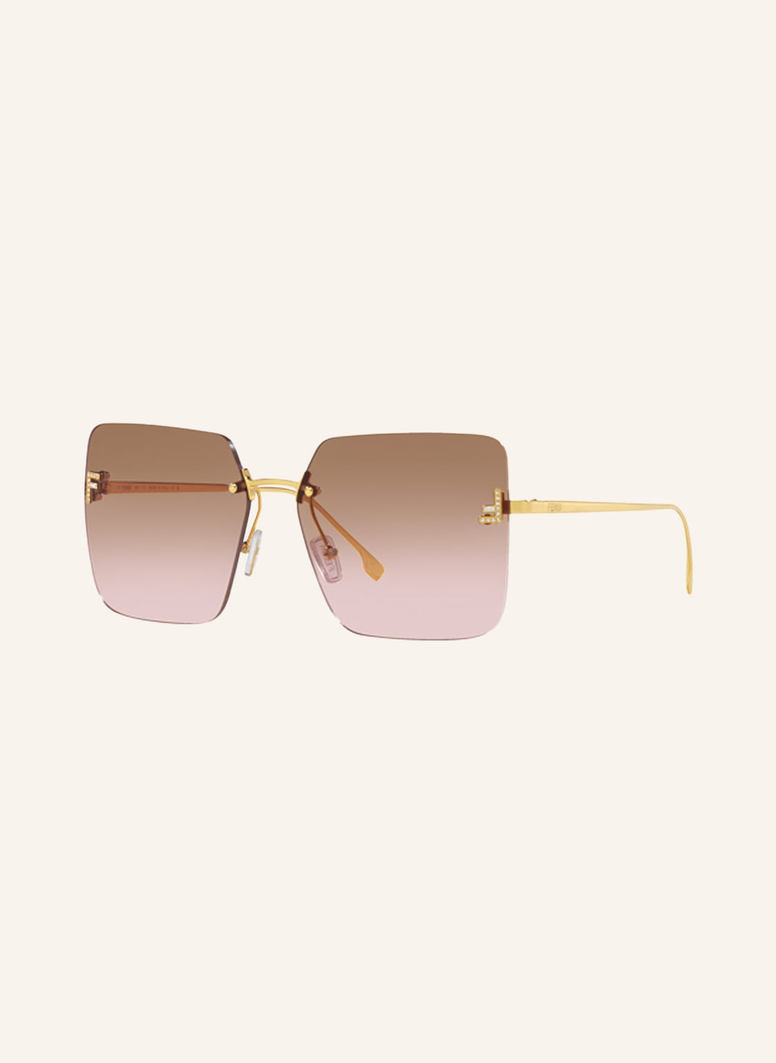 Fendi Okulary Przeciwsłoneczne fn000672 gold