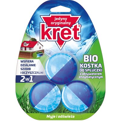 Kret WC Kostka Toaletowa DO SPŁUCZKI, BIO (67744987)