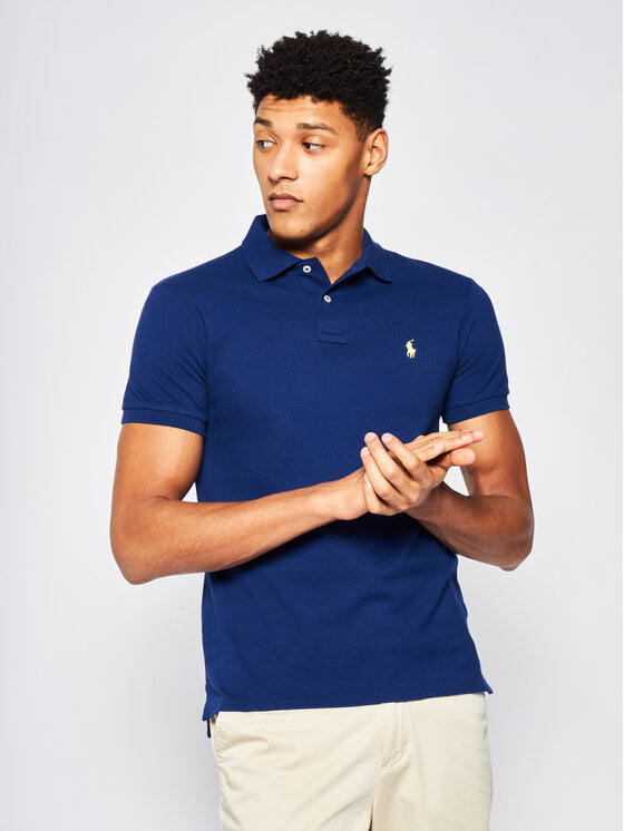 Polo Ralph Lauren Polo Core Replen 710795080 Granatowy Slim Fit