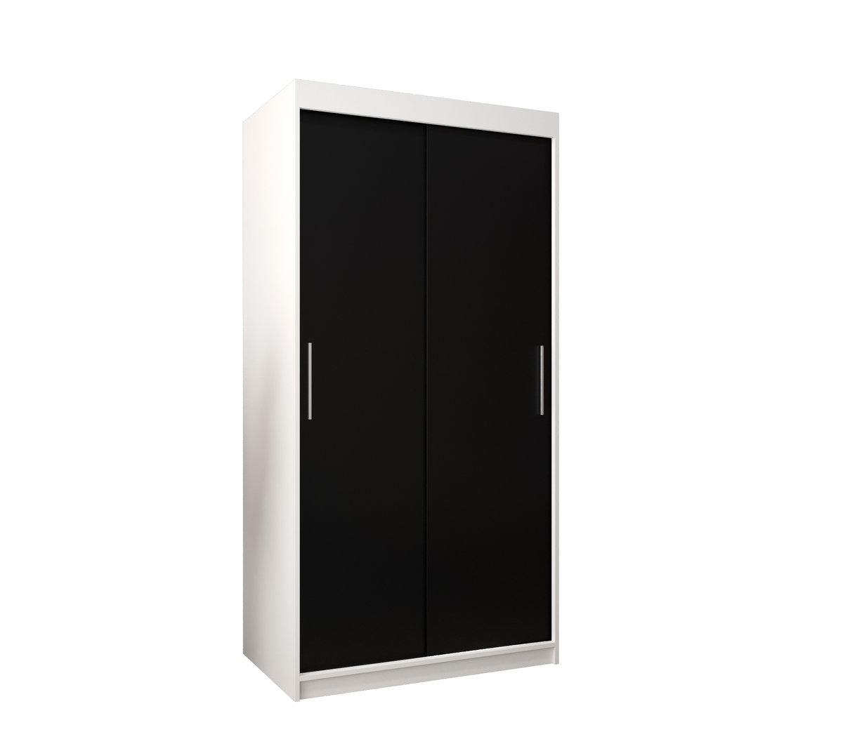Szafa przesuwna garderoba TOKYO 100 gł. 62 Biały / Czarny