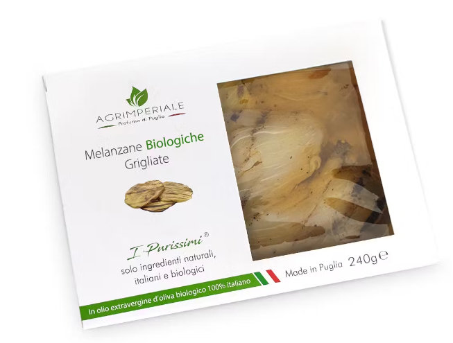 GRILLOWANE BAKŁAŻANY W OLIWIE Z OLIWEK 240G / AGRIMPERIALE