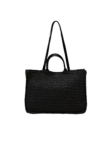 ESPRIT Damskie 044EA1O323 Shopper, 001/BLACK, 001/Black