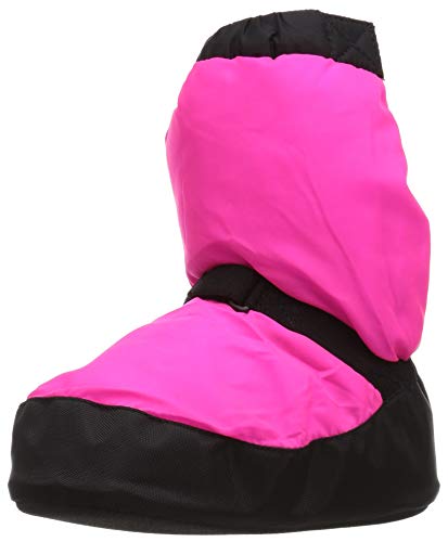Bloch Unisex – botki dziecięce z ogrzewaniem kozakiem/pantofle, Sworzeń fluorescencyjny - 30/31 EU