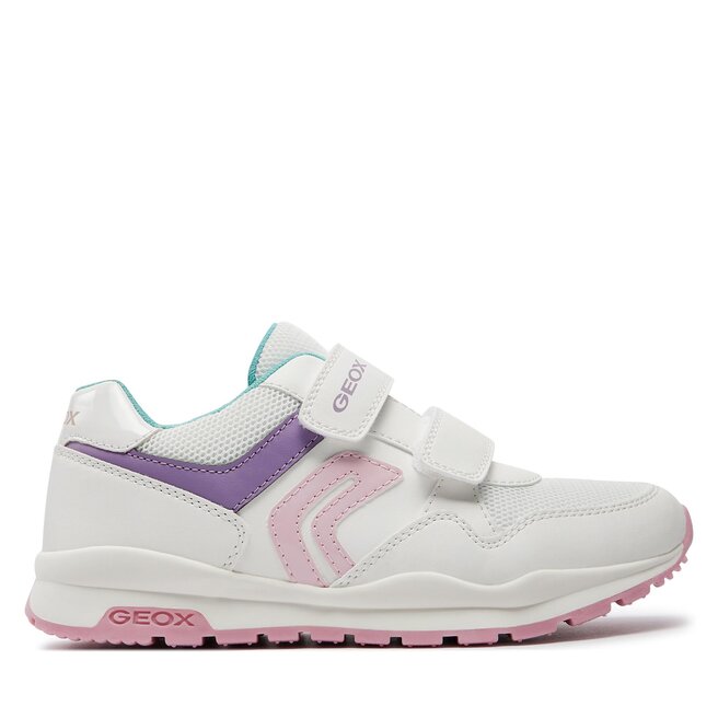 Sneakersy Geox J Pavel Girl J458CA 0BC14 C0406 D White/Pink