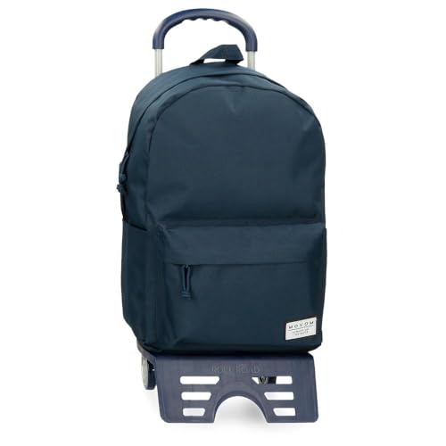 Movom Always on The Move Plecak szkolny z wózkiem Niebieski 31,5x45x15 cm Poliester 21,26L, Niebieski, plecak szkolny na kółkach