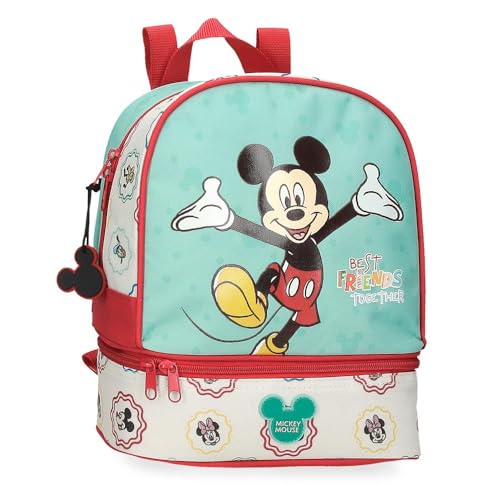 Joumma Disney Mickey Best Friends Together Plecak Wielobarwny 23x28x13 cm Poliester 8,37 l, Biały, plecak