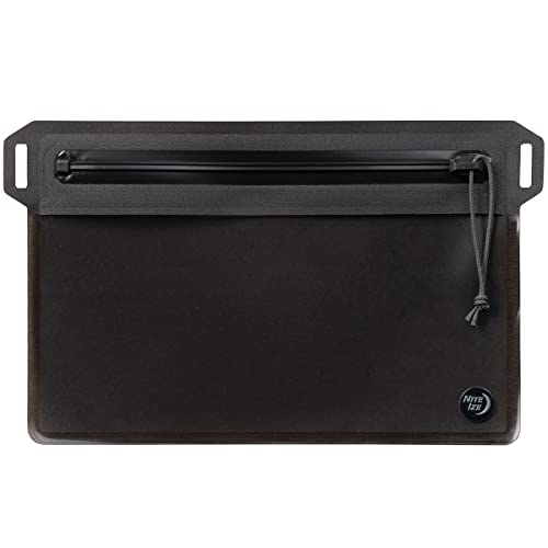 Nite Ize RunOff Średnie etui z zamkiem TRU, przyjazne dla ekranu dotykowego, w 100% wodoodporny zamek błyskawiczny - węgiel drzewny