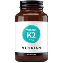 Viridian Witamina K2 (MK-7) 100ug - suplement diety 60 kaps.