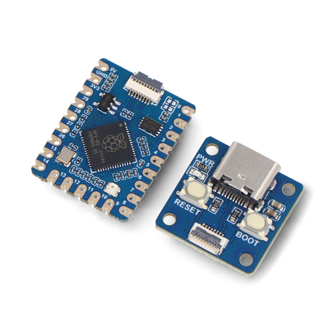 RP2040-Tiny - płytka z mikrokontrolerem RP2040 - zewnętrzny moduł USB - Waveshare 24665