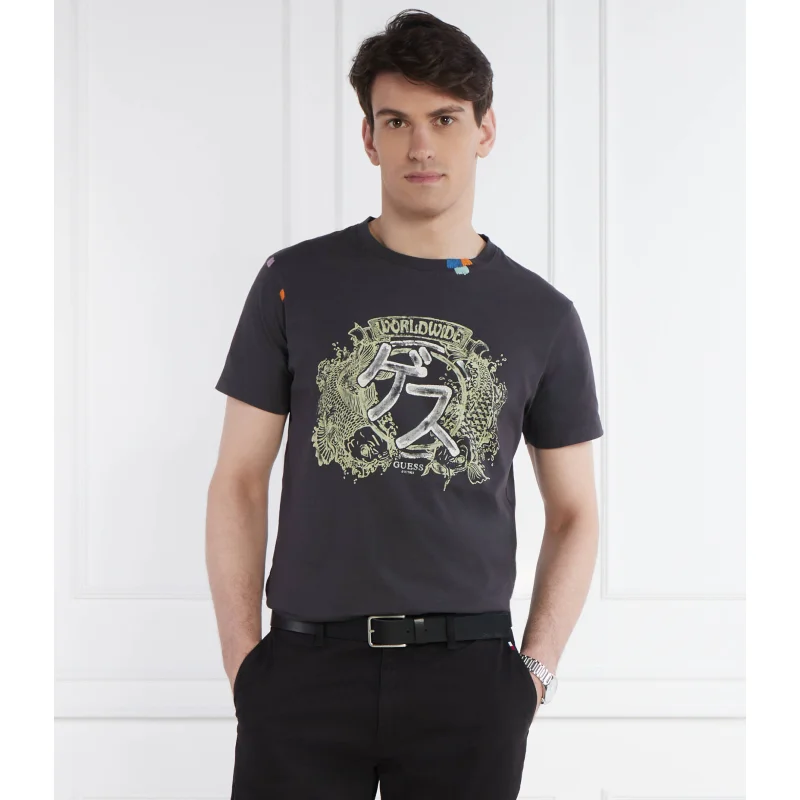 GUESS T-shirt JAPANESE IDEOG | Regular Fit