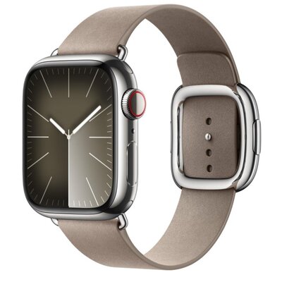 apple Pasek w kolorze beżu z klamrą nowoczesną do koperty 41 mm - rozmiar L