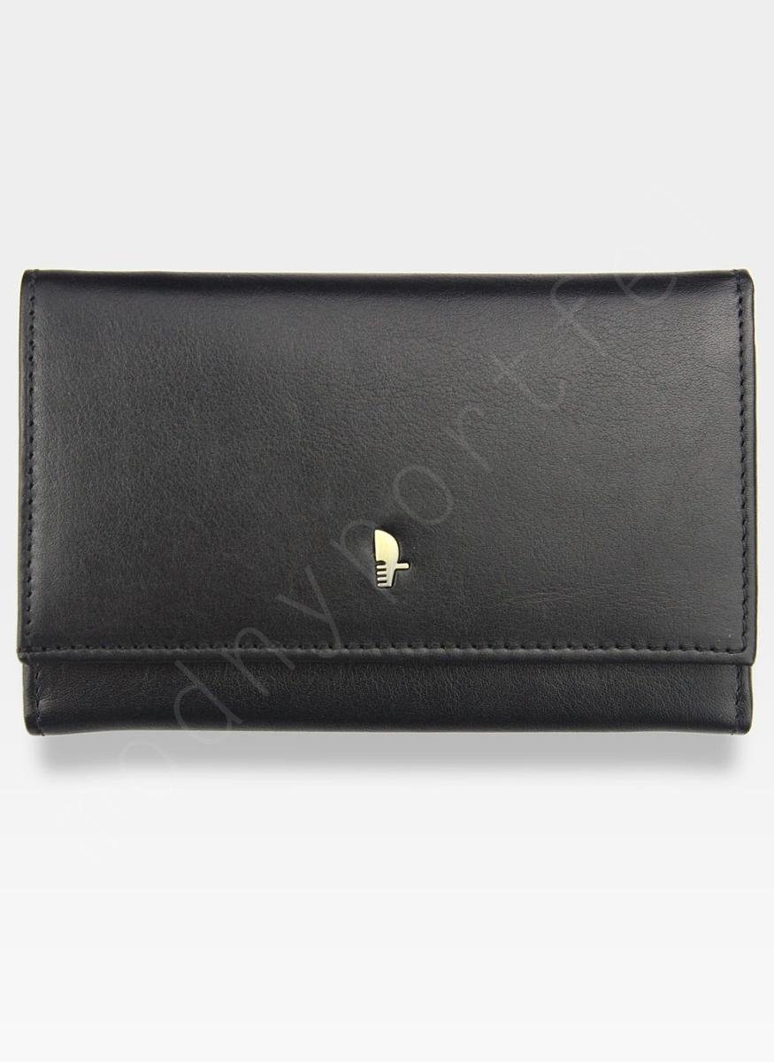 Portfel Damski Skórzany RFID Skóra Naturalna PUCCINI Czarny MU1959 1