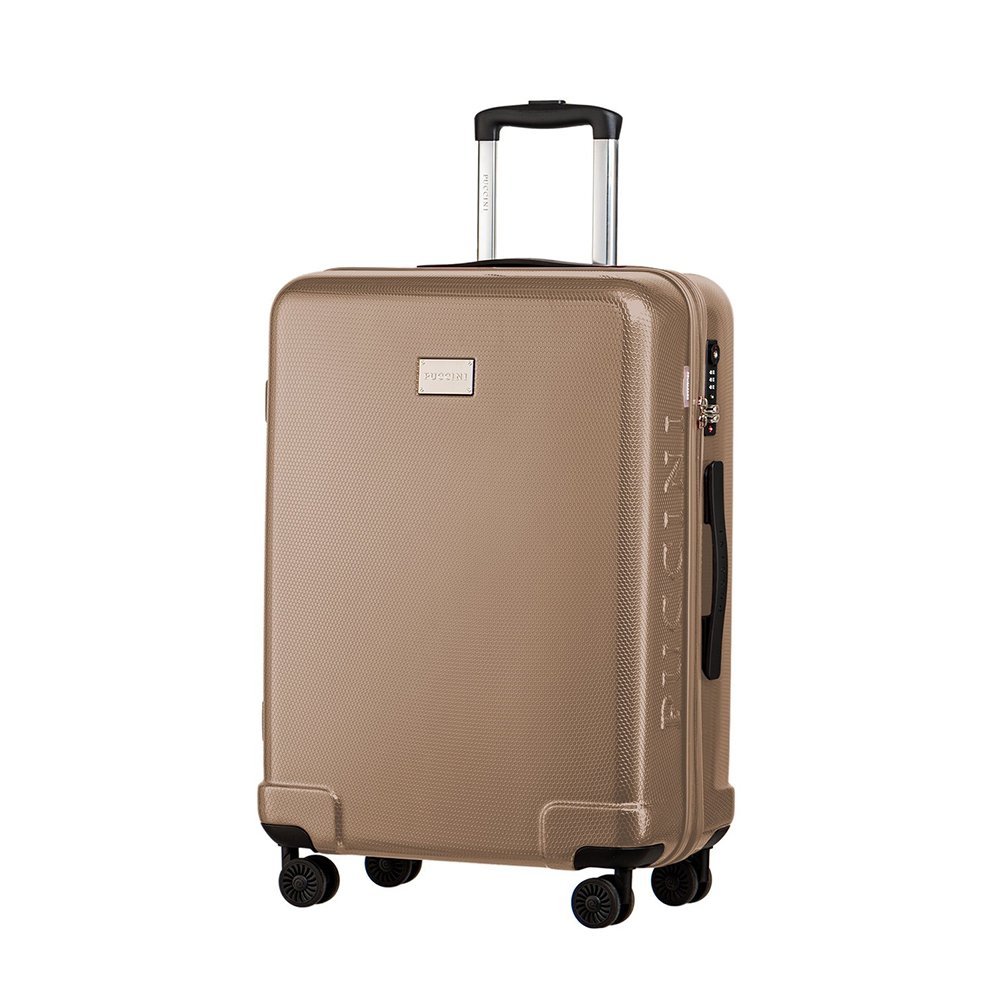 Średnia walizka PUCCINI PANAMA PC029B 6 Złota
