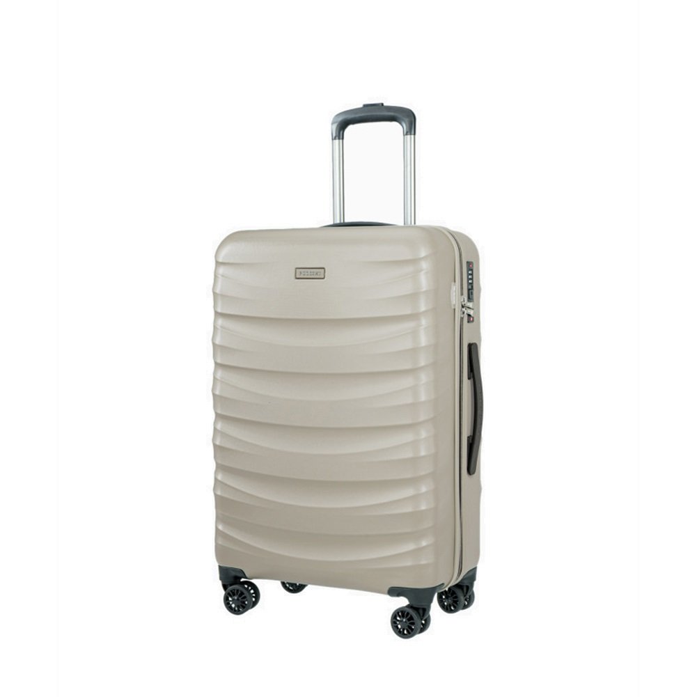 Średnia Walizka Puccini Valencia Pc032B 6A Szampańska