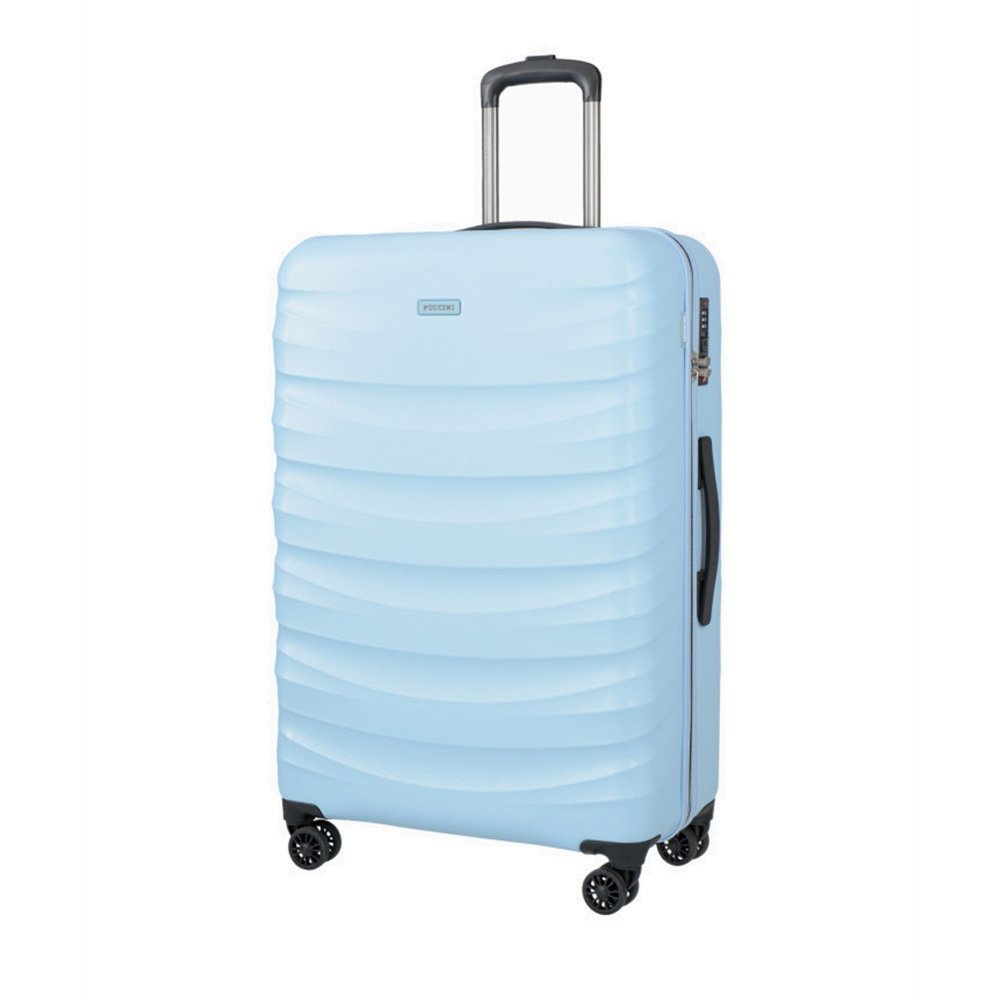 Duża Walizka Puccini Valencia Pc032A 7B Niebieska