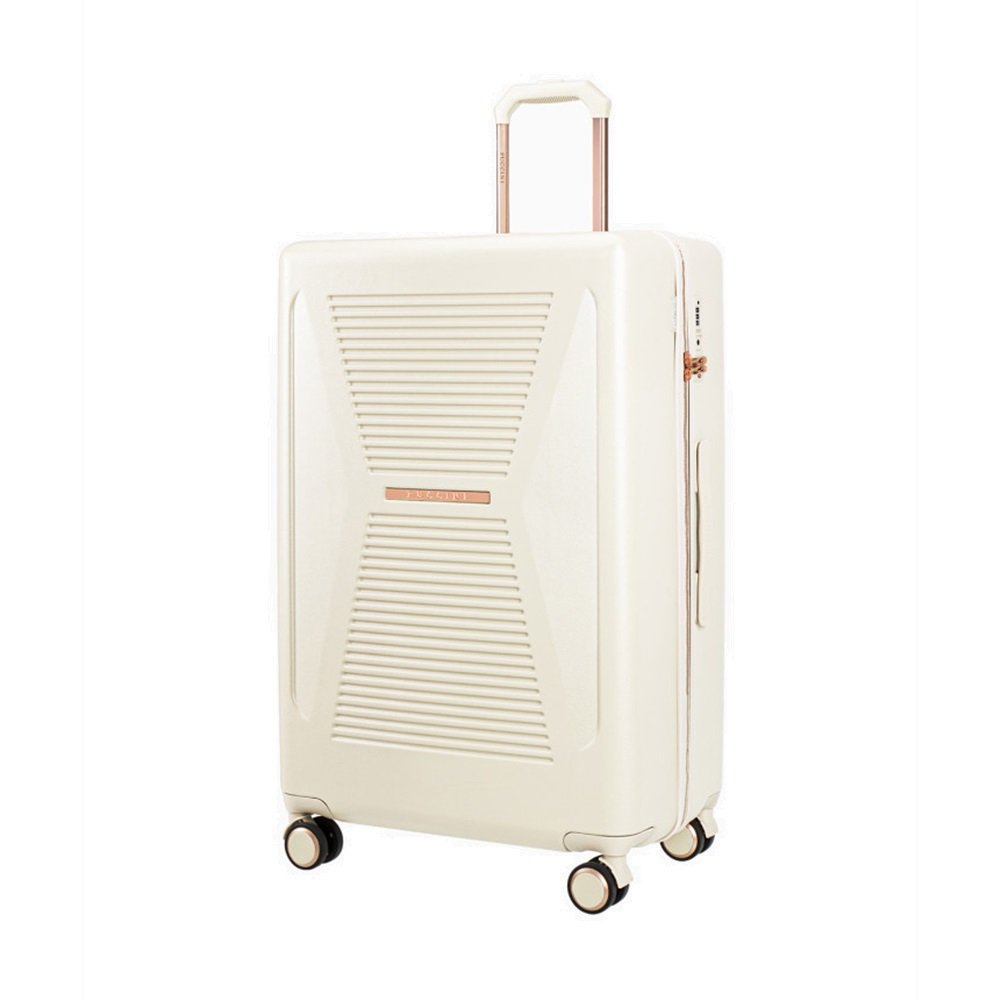 Duża Walizka Puccini Malibu Pc031A 0 Biała