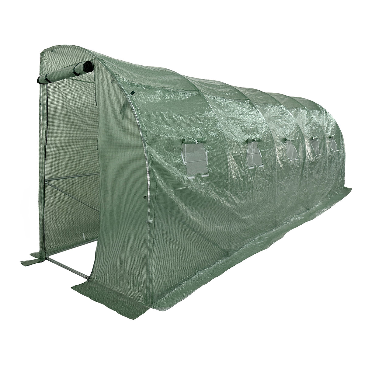 Tunel Szklarniowy przyścienny 6x1,5m PREMIUM 9m2 Zielony