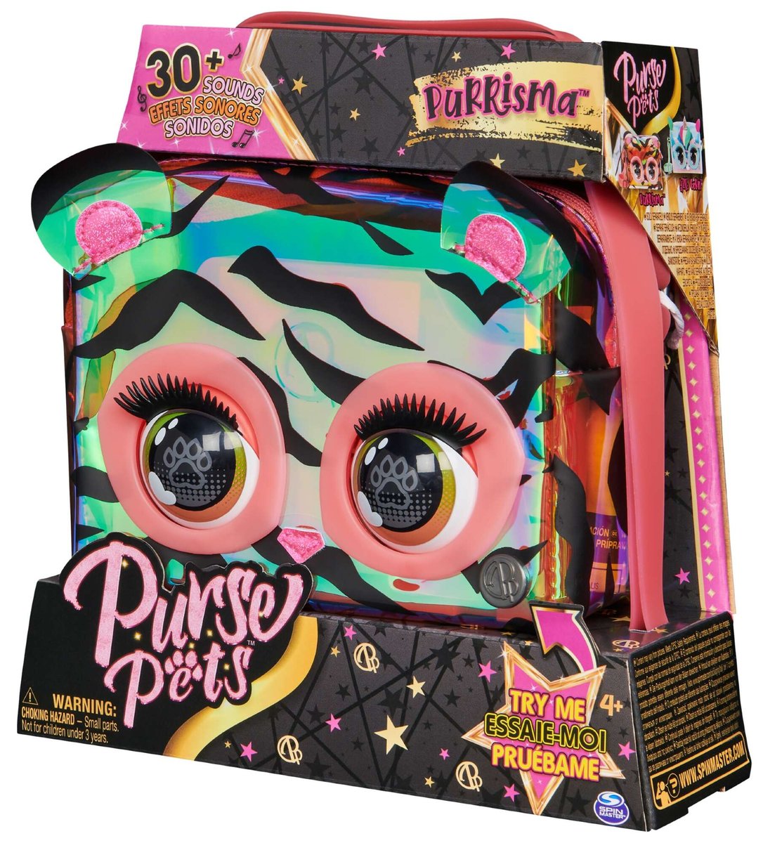 Purse Pets Purrisma Zebra Torebka Interaktywna Z Oczami I Dźwiękami