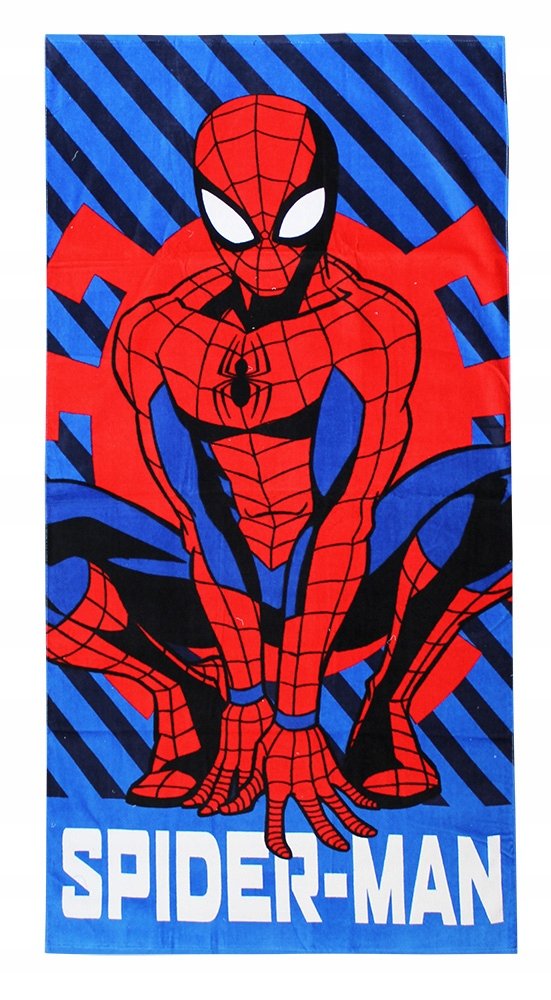 SPIDERMAN MARVEL DUŻY RĘCZNIK KĄPIELOWY NA BASEN PLAŻOWY DLA DZIECKA 70X140