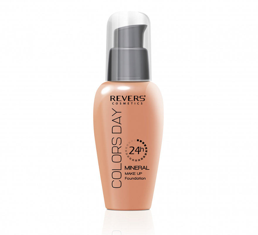 Revers, Podkład, Colors Day Mineral 24h #33 Peach, 50ml