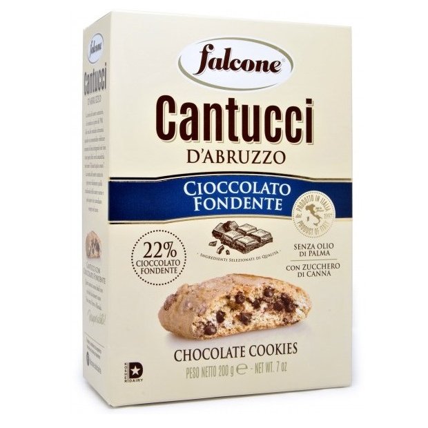 Cantucci z gorzką czekoladą, 200 g