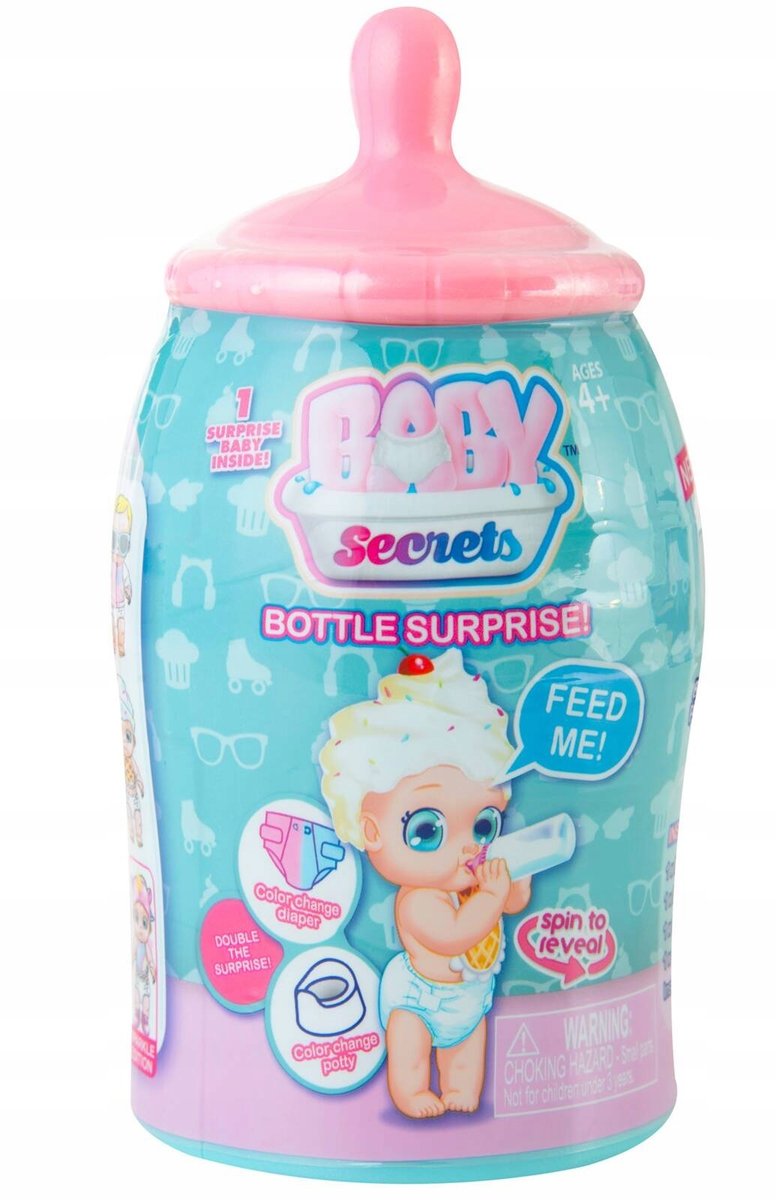 BABY SECRETS MINI BOBAS W BUTELCE BUTELKA NIESPODZIANKA 78523