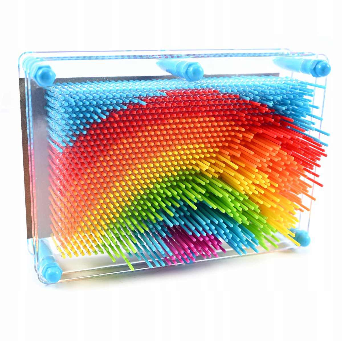 KOLOROWA TABLICA SZPILKOWA 3D PINART TĘCZA GADŻET SENSORYCZNY ART