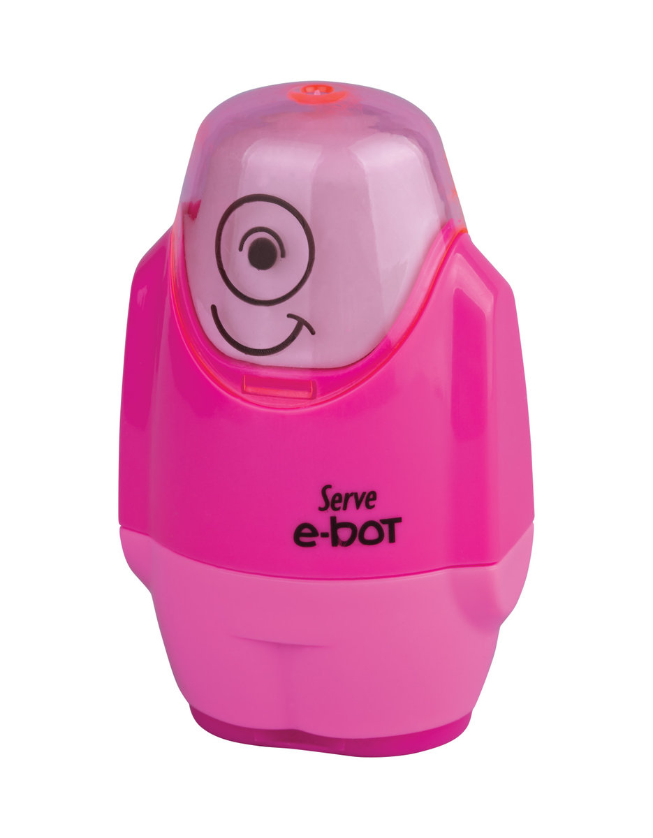 Temperówka Z Gumką Serve E-Bot Różowa Robot