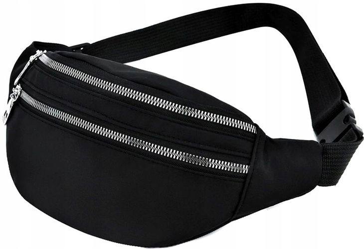 Wodoodporna Czarna Damska Nerka Biodrówka saszetka na pas ramię