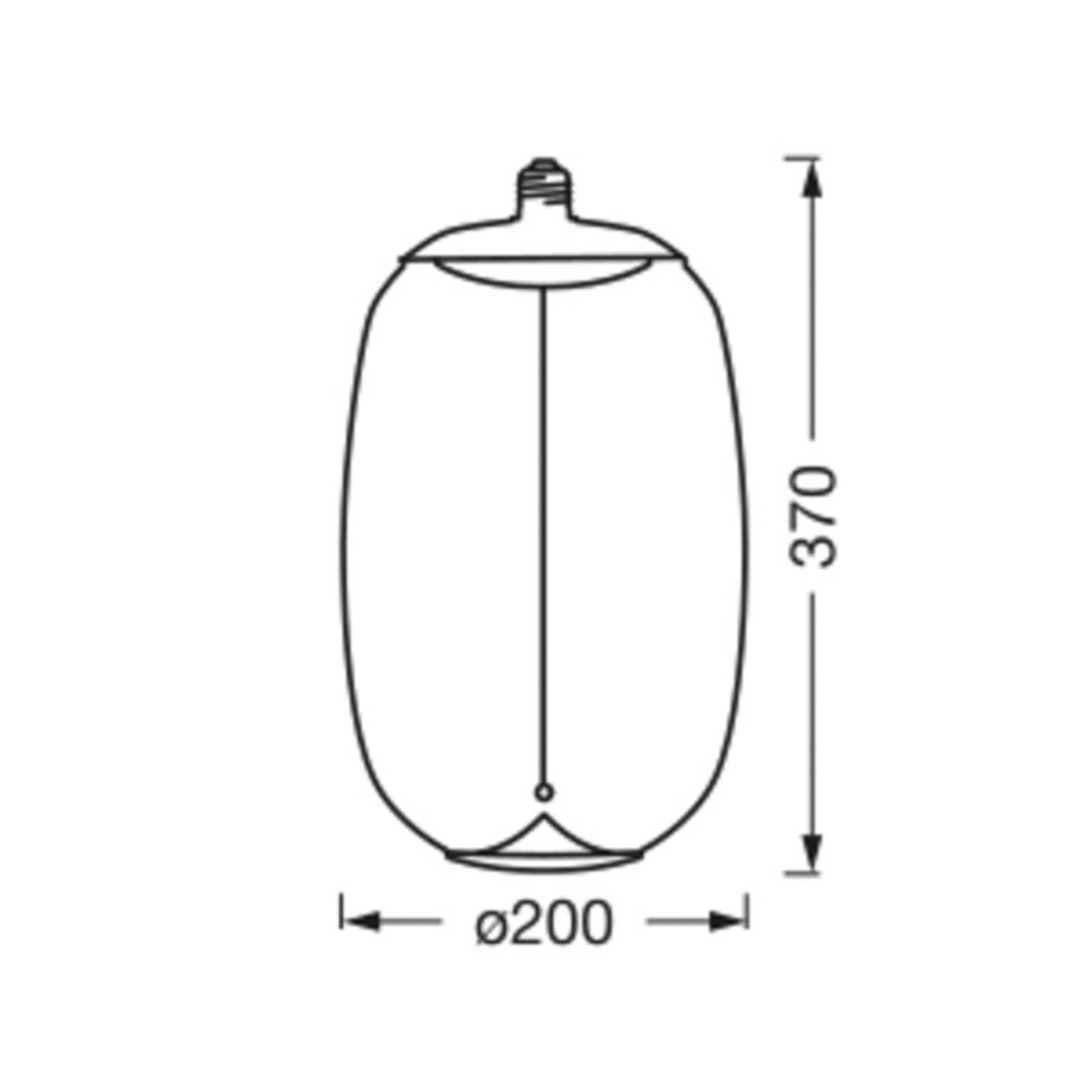 OSRAM Vintage 1906 Big Elipse Oval, dymny żarnik E27 818