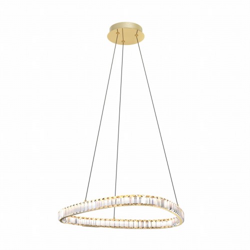 Athesa lampa wisząca (z pilotem) 1xLED/25W złota MD3169-1-3GT