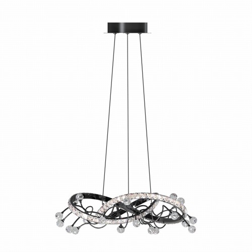 Maia lampa wisząca (z pilotem) 1xLED/26W czarna MD3481-1S-3BCT