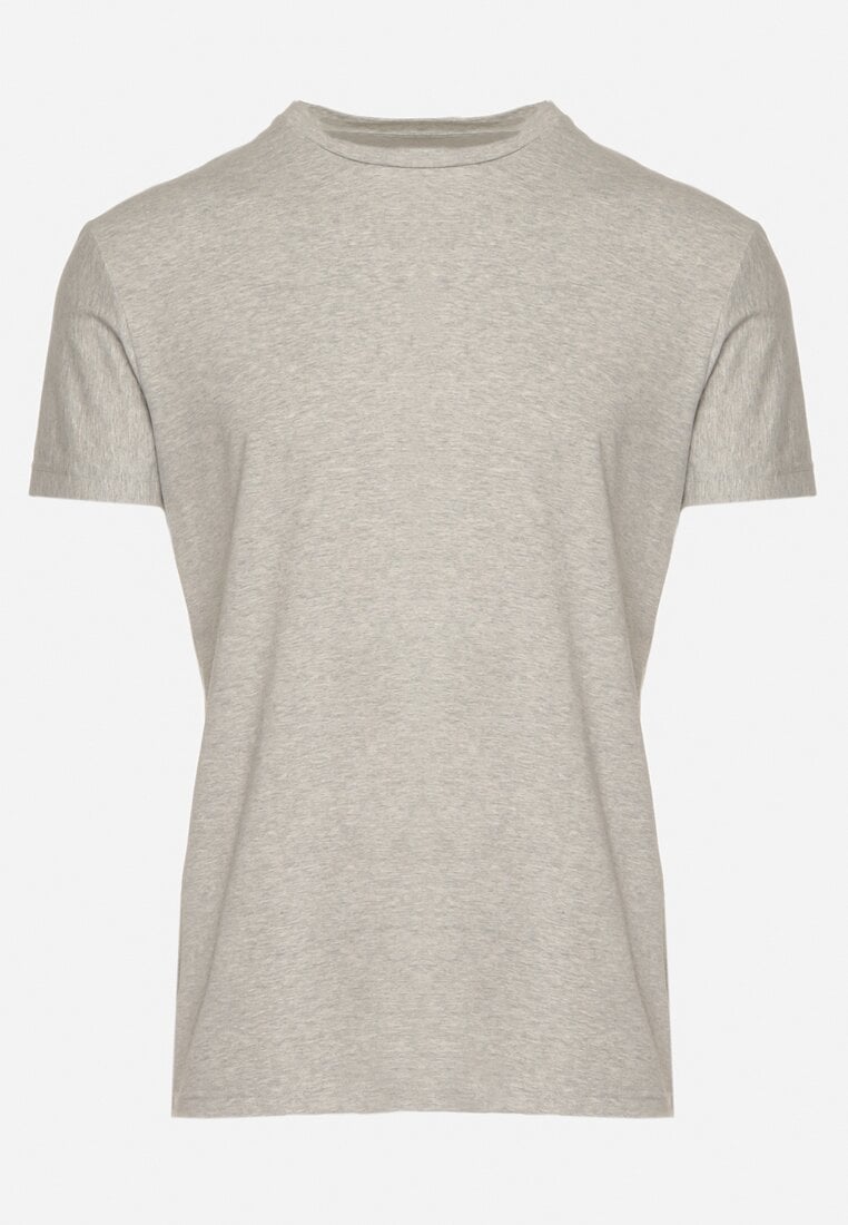 Szara Koszulka Bawełniana o Klasycznym Kroju Xloette