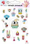 Tatuaże zmywalne dla dzieci Stwory Potwory