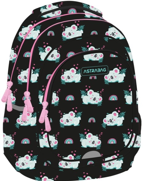 Astrabag, Plecak trzykomorowy - Sleepy Koala (AB330)