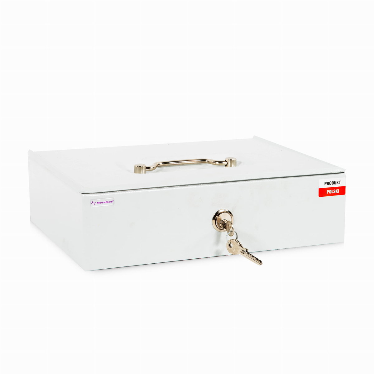 Kaseta Skrzynka Metalowa Podwójne Dno Metalkas
