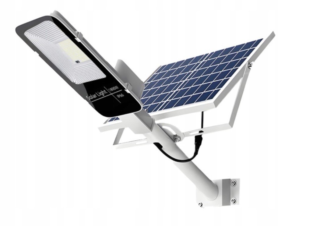 Lampa uliczna Interlook LDT-B628 czarna 2000 W zasilanie solarne