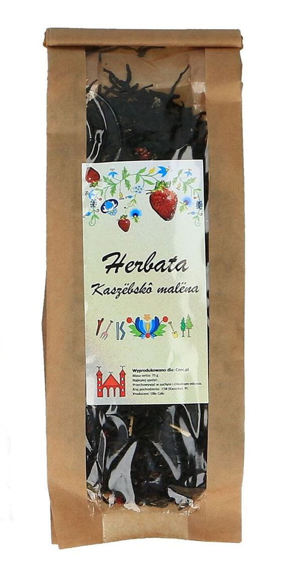 Herbata Kaszëbskô malëna 75 g - kaszubska truskawka