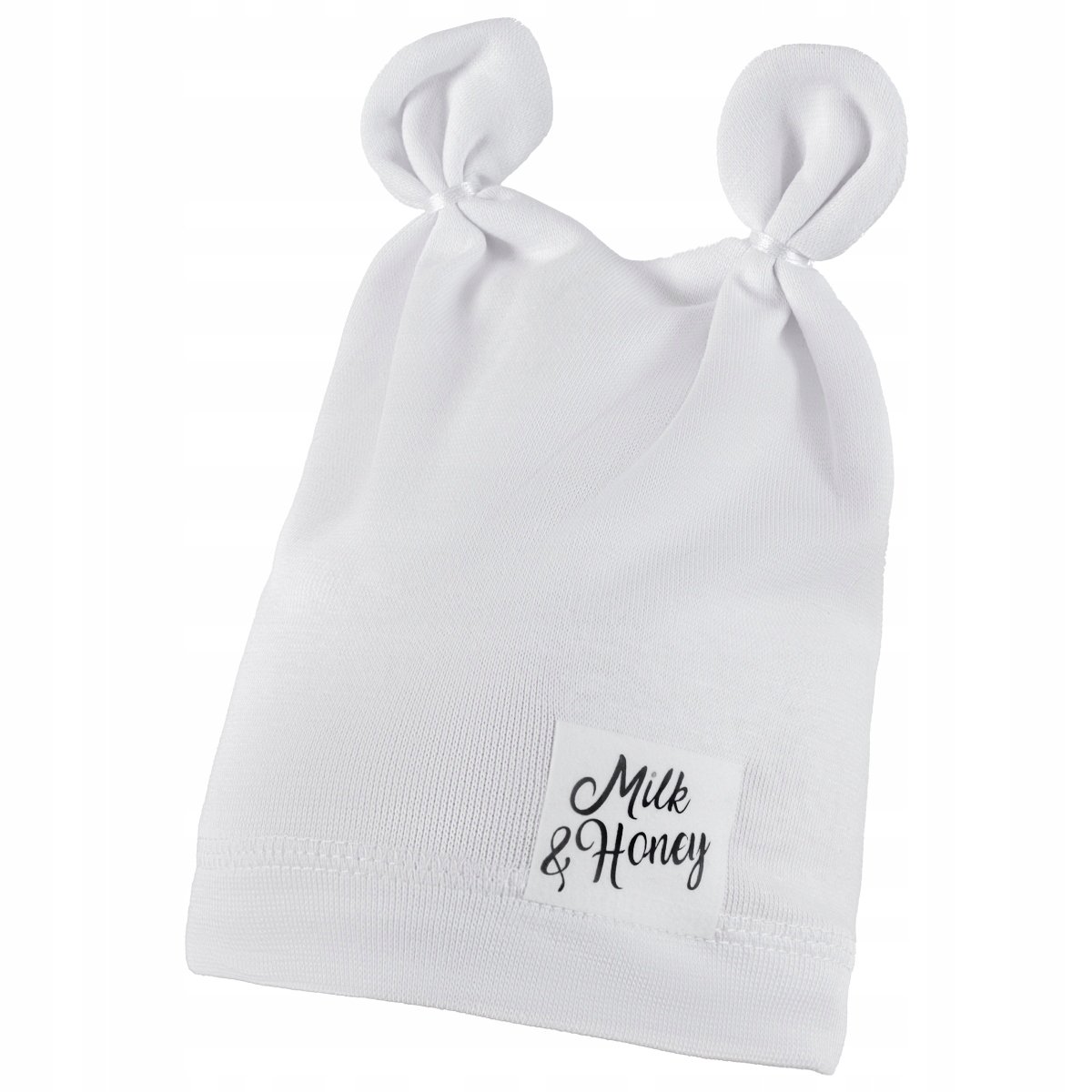 Czapeczka Wiosenna Jesienna Czapka Z Bawełny Dla Dzieci 46-48 Biała